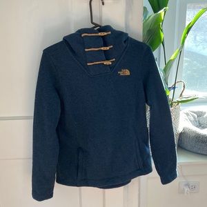 Navy blue the north face with button detail size M